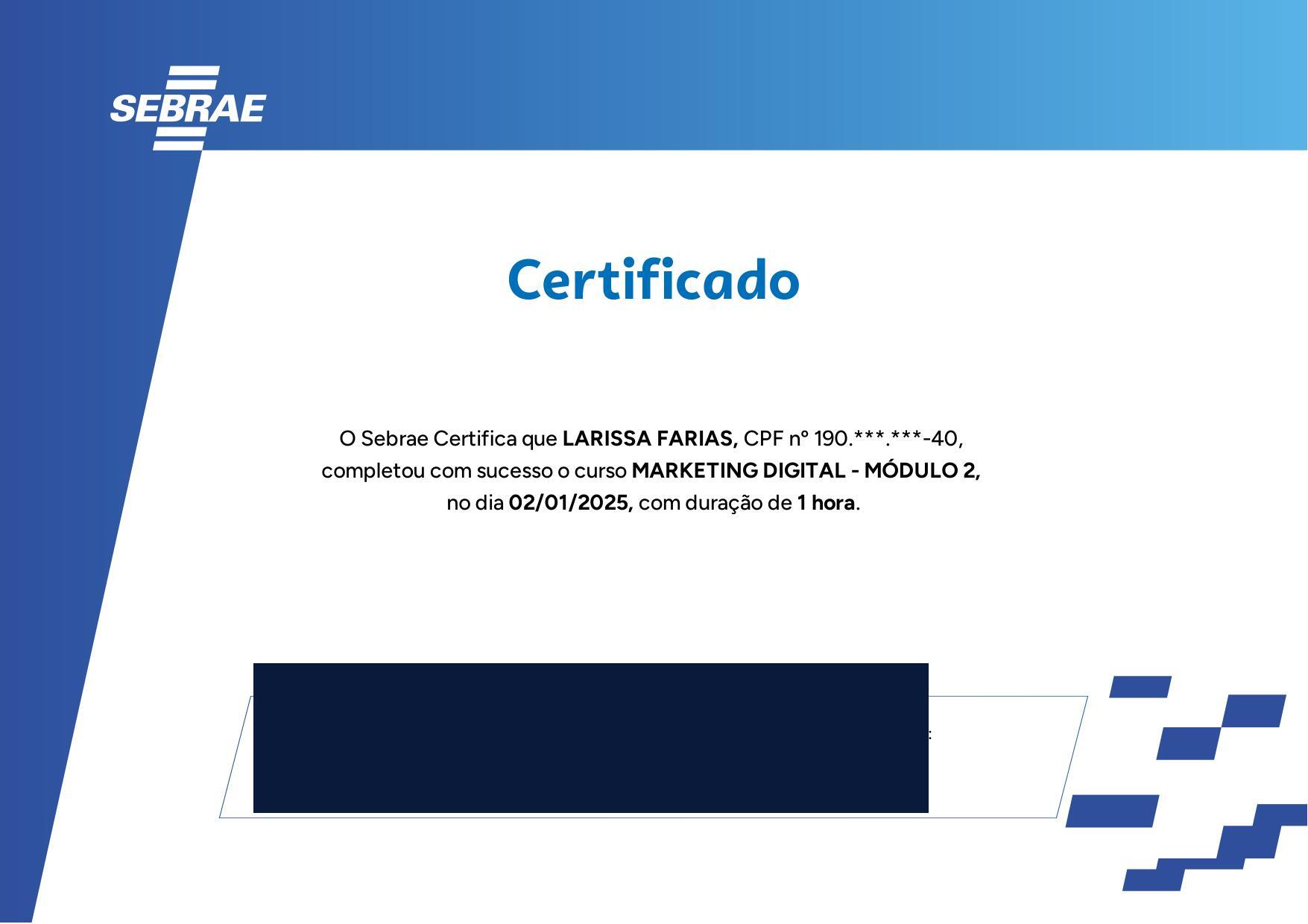 Marketing Digital SEBRAE · Módulo 2