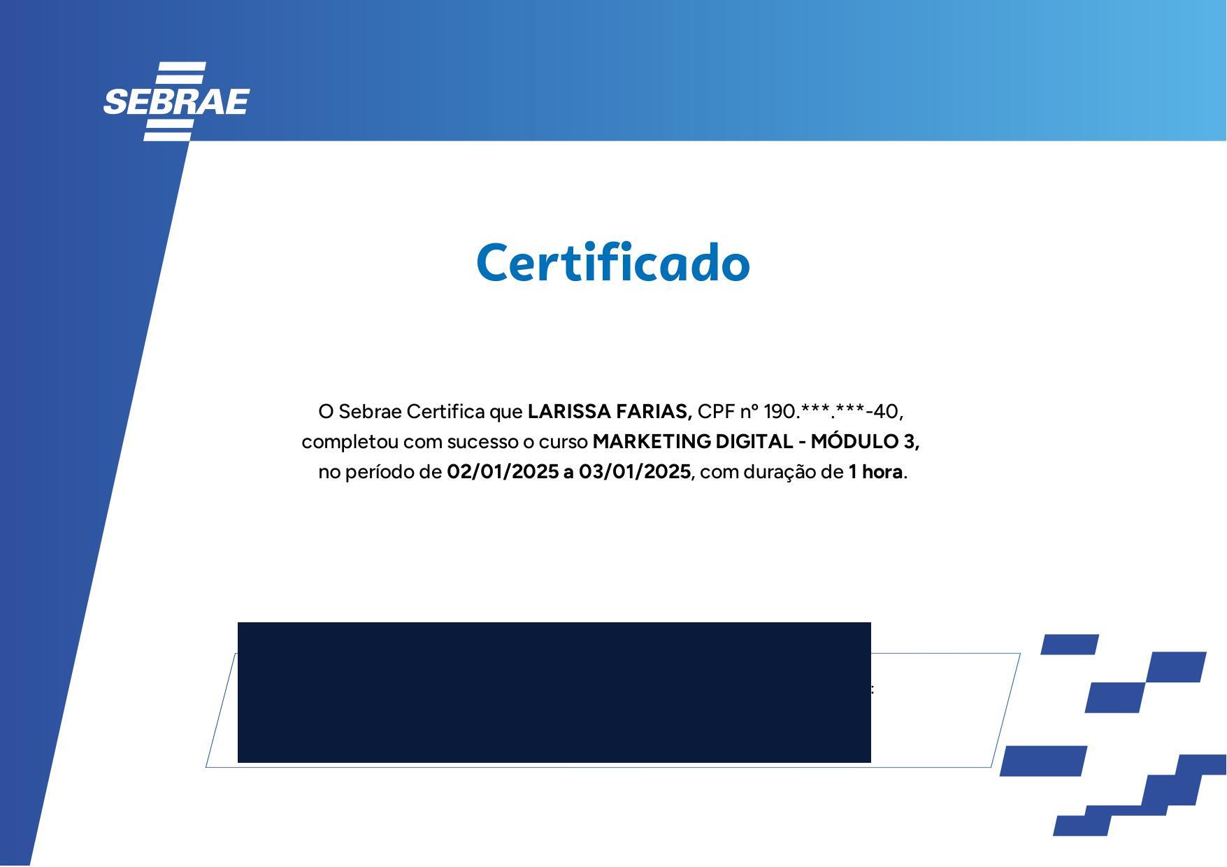 Marketing Digital SEBRAE · Módulo 3